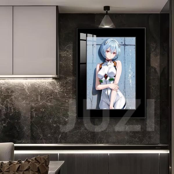 【預購】橘子《白戰服的低語》綾波零裝飾畫 EVA新世紀福音戰士 橘子《白戰服的低語》綾波零裝飾畫 EVA新世紀福音戰士