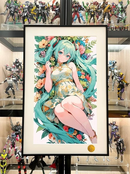 【預購】星空《花園初音》初音未來裝飾畫 星空《花園初音》初音未來裝飾畫