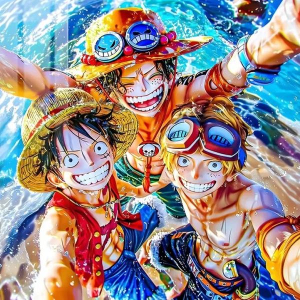 【預購】橘子《 三兄弟羈絆之海 魯夫 薩波 艾斯》航海王海賊王 裝飾畫 橘子《 三兄弟羈絆之海 魯夫 薩波 艾斯》航海王海賊王 裝飾畫