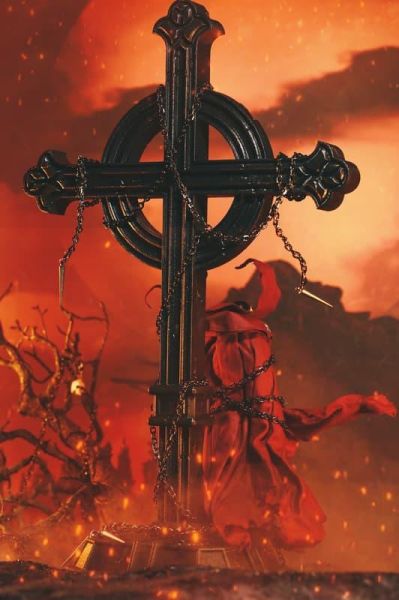 【2026/06月預購】精零鍛造 暗黑十字架場景地台 1/12可動人偶攝影場景 人偶展示 精零鍛造 暗黑十字架場景地台 1/12可動人偶攝影場景 人偶展示