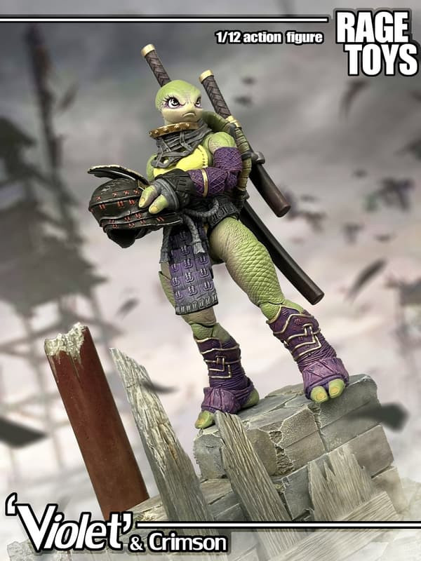 【2026/06月預購】1/12 可動 Rage 烏龜姊妹 紫羅蘭 1/12 可動 Rage 烏龜姊妹 紫羅蘭