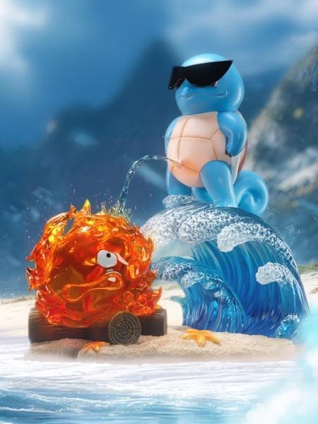 【預購】MMLAND喵喵島 傑尼龜與卡西法 寶可夢神奇寶貝+宮崎駿霍爾的移動城堡 MMLAND喵喵島 傑尼龜與卡西法 寶可夢神奇寶貝+宮崎駿霍爾的移動城堡