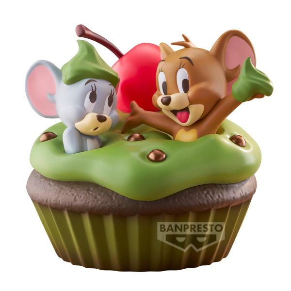 【2027/04月預購】湯姆貓與傑利鼠 Sweet Matcha Cupcake 大尺寸公仔 湯姆貓與傑利鼠 Sweet Matcha Cupcake 大尺寸公仔