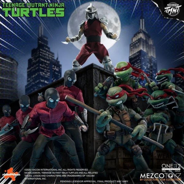 【2026/12月預購】Mezco toys one:12 忍者龜 MEZ75506 可動 4入套組 Mezco toys one:12 忍者龜 MEZ75506 可動 4入套組