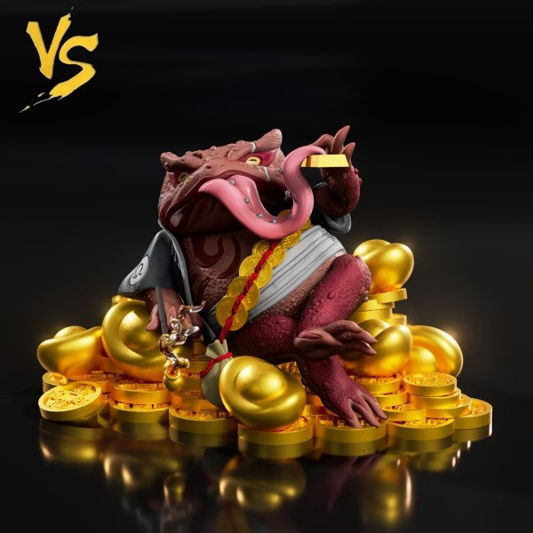 【預購】VS模玩 招財蛤蟆文太 火影忍者 VS模玩 招財蛤蟆文太 火影忍者