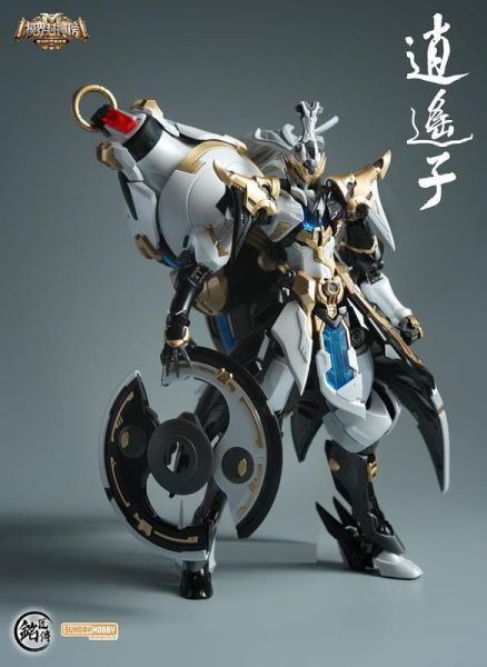 【2026/12月預購】黑色木馬 1/144 artifact pro 黃金武士改 組裝模型 銘匠傳 X SUNDAY HOBBY WF限定 逍遙子 兩儀 陰陽雙色外甲 組裝