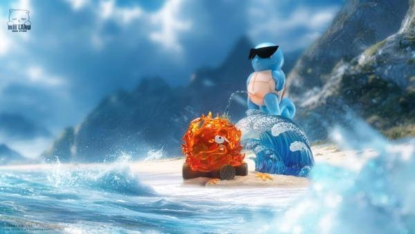 【預購】MMLAND喵喵島 傑尼龜與卡西法 寶可夢神奇寶貝+宮崎駿霍爾的移動城堡 MMLAND喵喵島 傑尼龜與卡西法 寶可夢神奇寶貝+宮崎駿霍爾的移動城堡