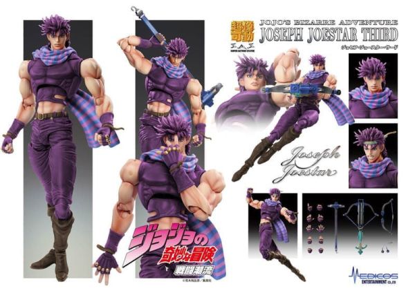 【2026/02月預購】超像可動《JoJo 戰鬥潮流》喬瑟夫·喬斯達 3rd 超像可動《JoJo 戰鬥潮流》喬瑟夫·喬斯達 3rd