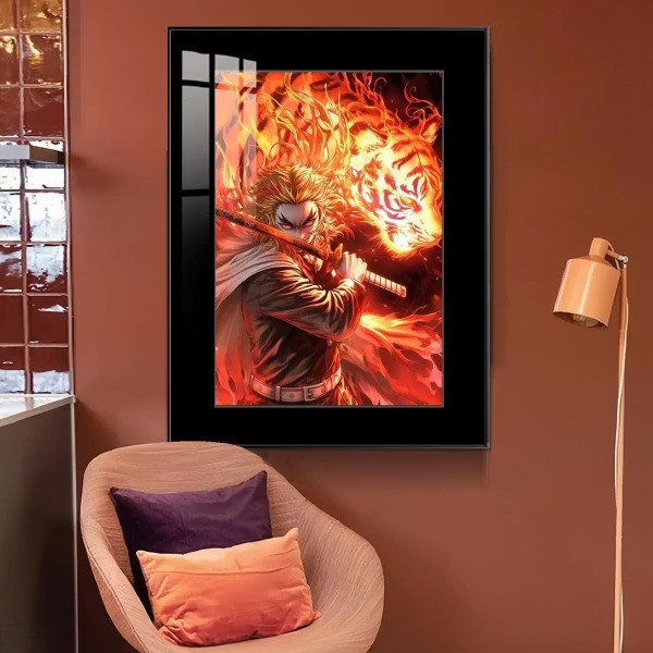 【預購】橘子《炎柱虎威側身版》 炎虎裝飾畫 鬼滅之刃 橘子《炎柱虎威側身版》 炎虎裝飾畫 鬼滅之刃