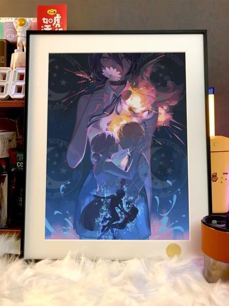 【預購】星空《電次與蕾潔》裝飾畫 鏈鋸人 星空《電次與蕾潔》裝飾畫 鏈鋸人