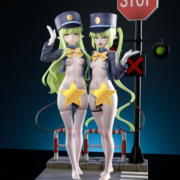 【預購】Genius Bee天才蜂 1/6 鐵道雙子 橘光＆橘望 蔚藍檔案 (雙版本) Genius Bee天才蜂 1/6 鐵道雙子 橘光＆橘望 蔚藍檔案 (雙版本)