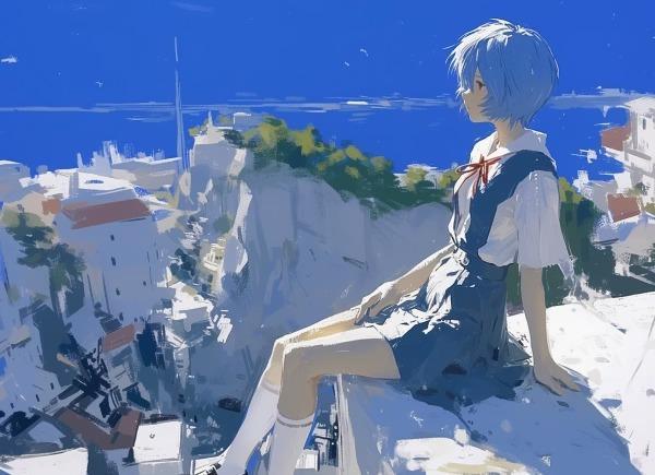 【預購】H2《蔚藍綾波零》裝飾畫 EVA新世紀福音戰士 H2《蔚藍綾波零》裝飾畫 EVA新世紀福音戰士