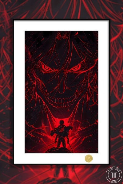 【預購】H2《進擊的巨人》進擊的巨人裝飾畫 H2《進擊的巨人》進擊的巨人裝飾畫