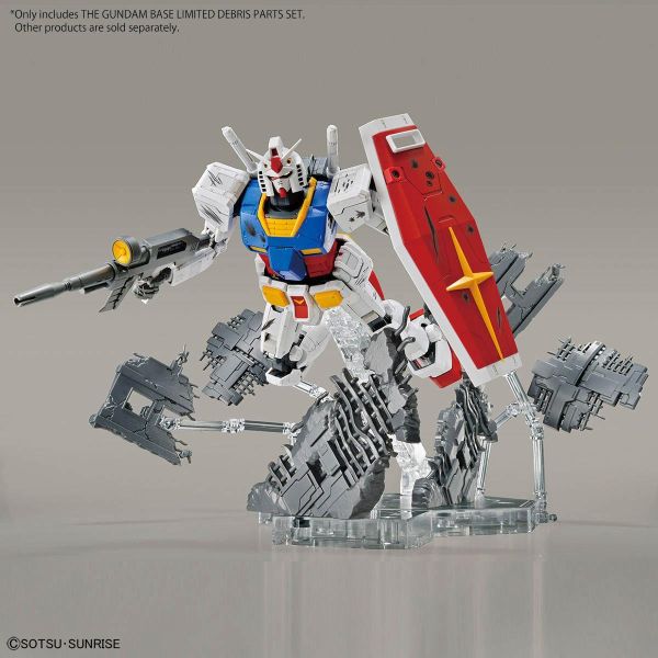 【現貨】GUNDAM BASE 限定版 碎裂戰場場景 支架 DEBRIS PARTS SET 附水貼 鋼彈基地限定 台座 GUNDAM BASE 限定版 碎裂戰場場景 支架 DEBRIS PARTS SET 附水貼 鋼彈基地限定 台座
