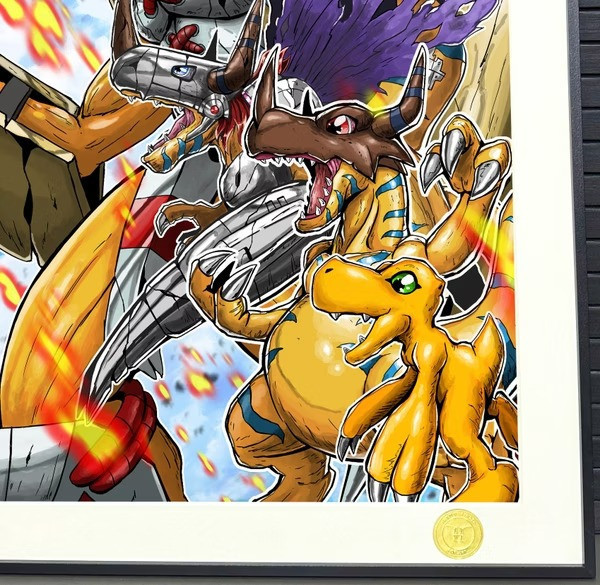 【預購】H2《數碼暴龍》裝飾畫 數碼寶貝 H2《數碼暴龍》裝飾畫 數碼寶貝