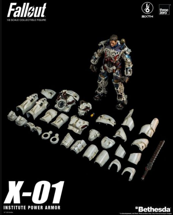 【2026/03月預購】1/6 異塵餘生 X-01 學院動力裝甲 36.8cm 1/6 異塵餘生 X-01 學院動力裝甲 36.8cm
