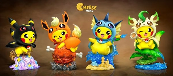 【預購】CHEESE奶酪 皮卡丘 水伊布變皮 寶可夢神奇寶貝 CHEESE奶酪 皮卡丘 水伊布變皮 寶可夢神奇寶貝
