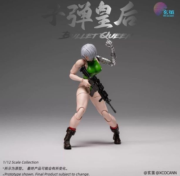 【2026/12月預購】玄繭工作室 賽博鬥士俱樂部 子彈皇后 標準版 豪華版 1/12可動人偶 【標準版】【豪華版】 玄繭工作室 賽博鬥士俱樂部 子彈皇后 標準版 豪華版 1/12可動人偶