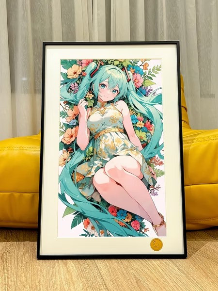 【預購】星空《花園初音》初音未來裝飾畫 星空《花園初音》初音未來裝飾畫