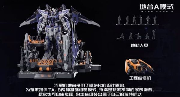 【2026/06月預購】萬象聚變 TMS系列 1/100 流星 合金骨架 組裝模型 萬象聚變 TMS系列 1/100 流星 合金骨架 組裝模型