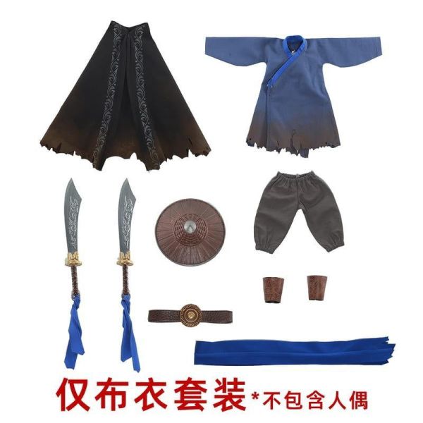 【2026/06月預購】精零鍛造 靈機魂 忍者神龜 武俠風 布衣 披風 衣服改件 無本體 精零鍛造 靈機魂 忍者神龜 武俠風 布衣 披風 衣服改件 無本體