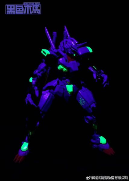 【2026/01月預購】黑色木馬 鋼索斯 限量 EVA初號機配色 組裝模型 高23cm 黑色木馬 鋼索斯 限量 EVA初號機配色 組裝模型 高23cm