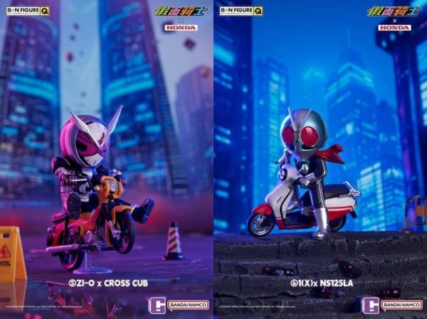 【2025/10月預購】BNFIGURE Q 假面騎士 X 本田機車 聯名盲盒 BNFIGURE Q 假面騎士 X 本田機車 聯名盲盒