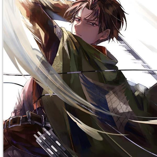 【預購】H2《兵長里維·阿卡曼》裝飾畫 進擊的巨人 H2《兵長里維·阿卡曼》裝飾畫 進擊的巨人