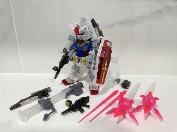 【現貨】晨星新品大頭初鋼RX78 彩色透明版 晨星新品大頭初鋼RX78 彩色透明版