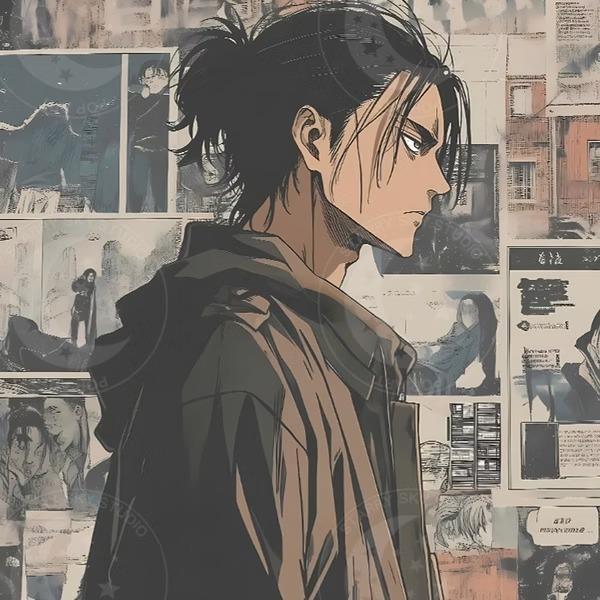 【預購】星空《港風艾倫》裝飾畫 進擊的巨人 星空《港風艾倫》裝飾畫 進擊的巨人