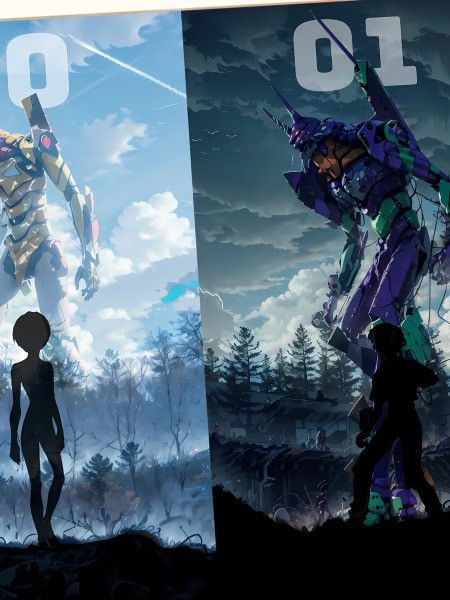 【預購】星空《EVA機甲》裝飾畫 EVA新世紀福音戰士 星空《EVA機甲》裝飾畫 EVA新世紀福音戰士