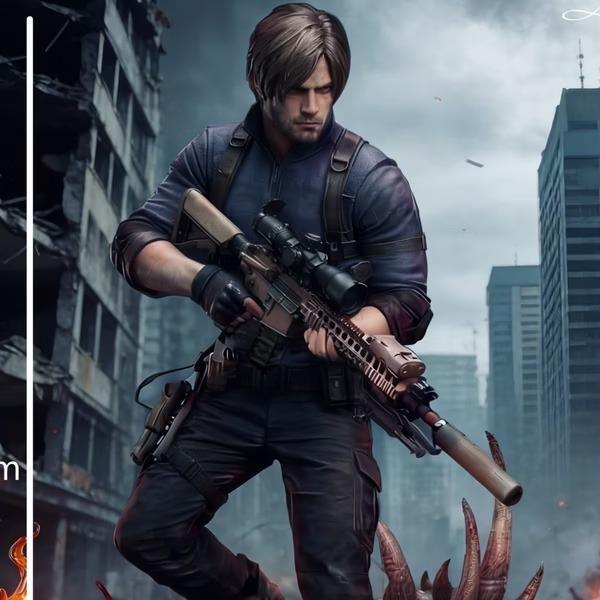 【預購】雲中山雀 1/4 安魂曲 里昂 惡靈古堡 生化危機 雲中山雀 1/4 安魂曲 里昂 惡靈古堡 生化危機