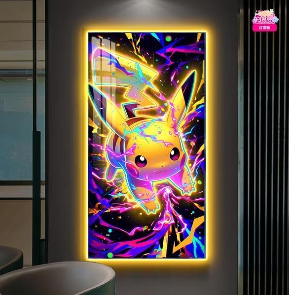 【預購】阿喵畫社《十萬伏特 皮卡丘》雙層燈帶畫 寶可夢神奇寶貝 阿喵畫社《十萬伏特 皮卡丘》雙層燈帶畫 寶可夢神奇寶貝