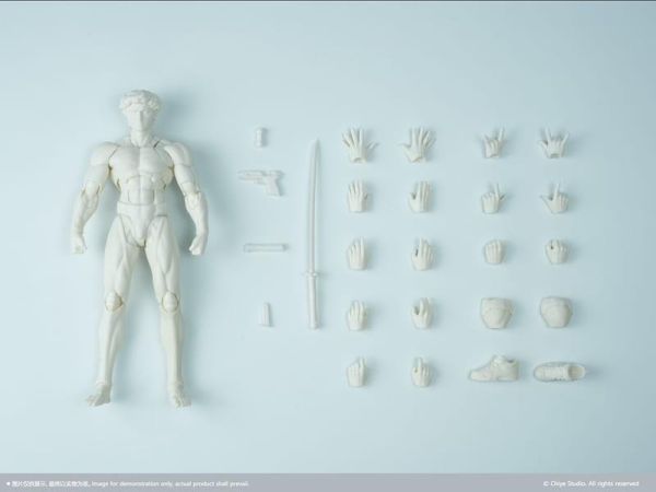 【2026/09月預購】馳野工作室 大衛 可動男素體 1/12 5色 馳野工作室 大衛 可動男素體 1/12 5色