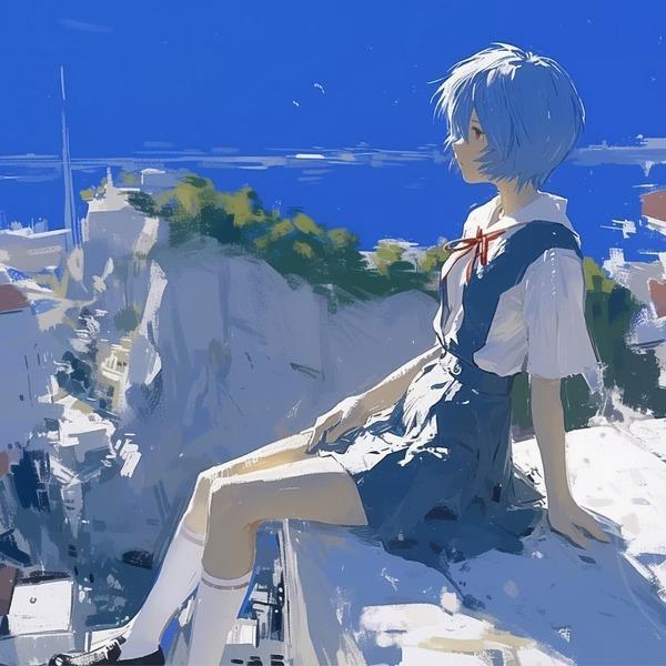 【預購】H2《蔚藍綾波零》裝飾畫 EVA新世紀福音戰士 H2《蔚藍綾波零》裝飾畫 EVA新世紀福音戰士