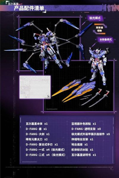「2025/08月預購」伊達斯科技 瓦爾基里 機甲拼裝模型 伊達斯科技 瓦爾基里 機甲拼裝模型