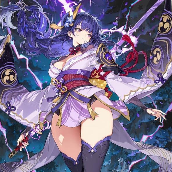 【預購】星空《紫色雷電》裝飾畫 原神 星空《紫色雷電》裝飾畫 原神