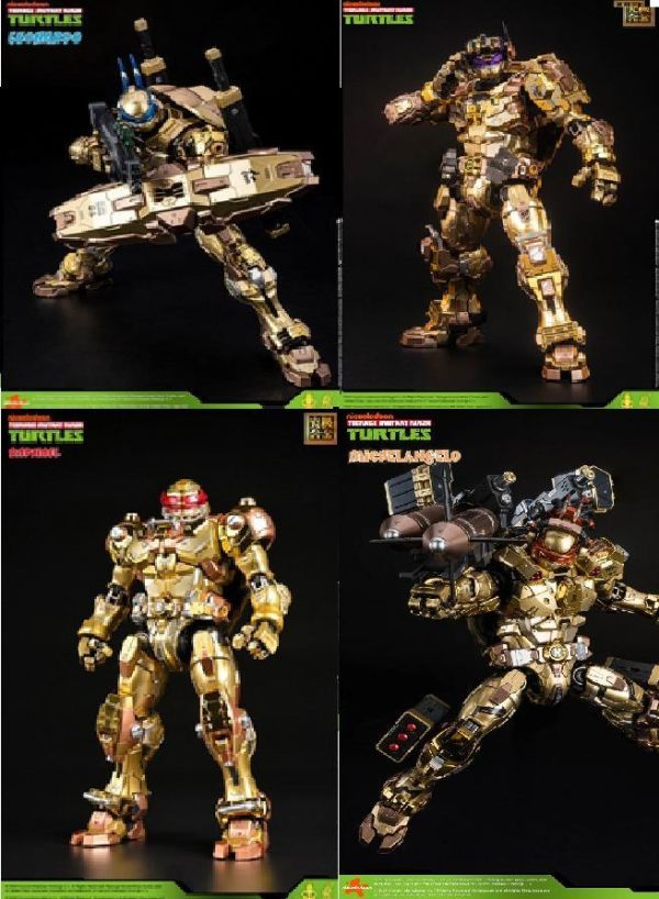【2026/08月預購】合金機甲 忍者龜 金耀版(會場限定版) 四龜套組 合金機甲 忍者龜 金耀版(會場限定版) 四龜套組