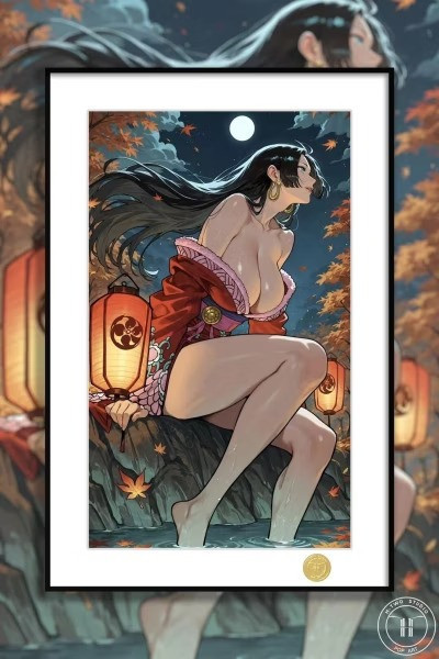 【預購】H2《波雅漢庫克》海賊女帝 蛇姬 海賊王裝飾畫 H2《波雅漢庫克》海賊女帝 蛇姬 海賊王裝飾畫