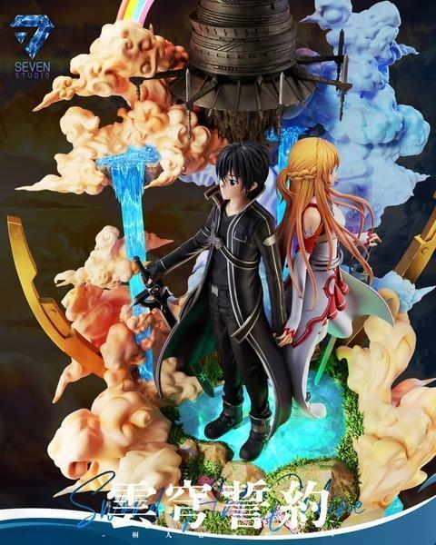 【預購】Seven 1/6 雲穹誓約 桐人 & 亞絲娜 刀劍神域 Seven 1/6 雲穹誓約 桐人 & 亞絲娜 刀劍神域