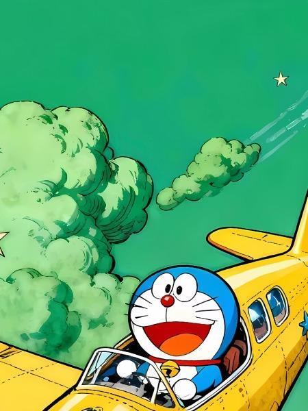 【預購】星空《飛機哆啦》裝飾畫 哆啦A夢 星空《飛機哆啦》裝飾畫 哆啦A夢