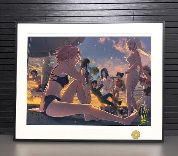 【預購】H2《沙灘12小強》裝飾畫 火影忍者 H2《沙灘12小強》裝飾畫 火影忍者