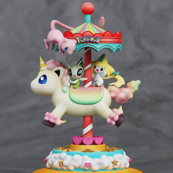 【預購】Sun太陽 三幻獸 寶可夢神奇寶貝遊樂園系列旋轉木馬第七彈 Sun太陽 三幻獸 寶可夢神奇寶貝遊樂園系列旋轉木馬第七彈