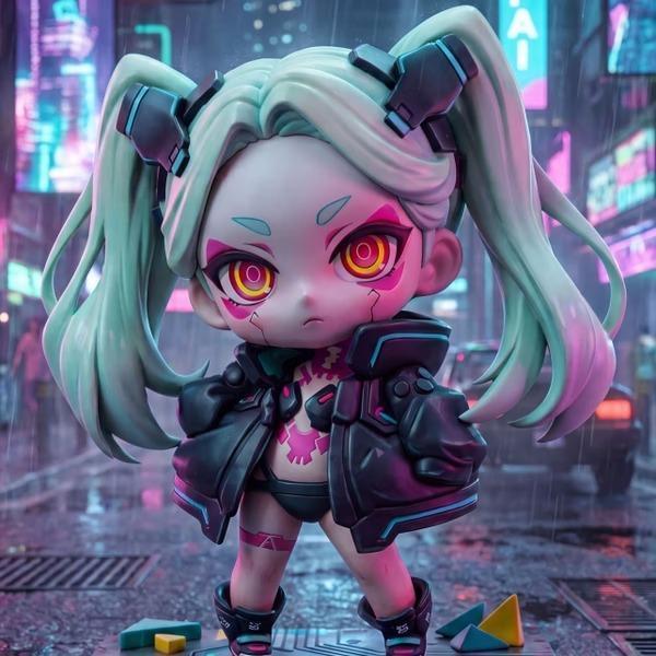 【預購】丸趣造物 Q版瑞貝卡 電馭叛客：邊緣行者 丸趣造物 Q版瑞貝卡 電馭叛客：邊緣行者