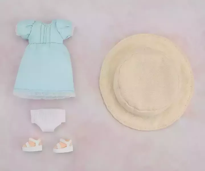 【2026/07月預購】黏土娃 服裝組 簡約連身裙 藍色 黏土娃 服裝組 簡約連身裙 藍色