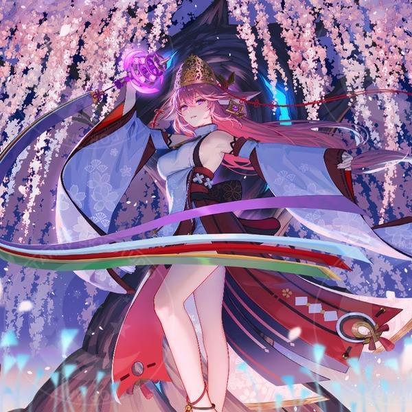 【預購】星空《八重神子》祈福神子裝飾畫 原神 星空《八重神子》祈福神子裝飾畫 原神