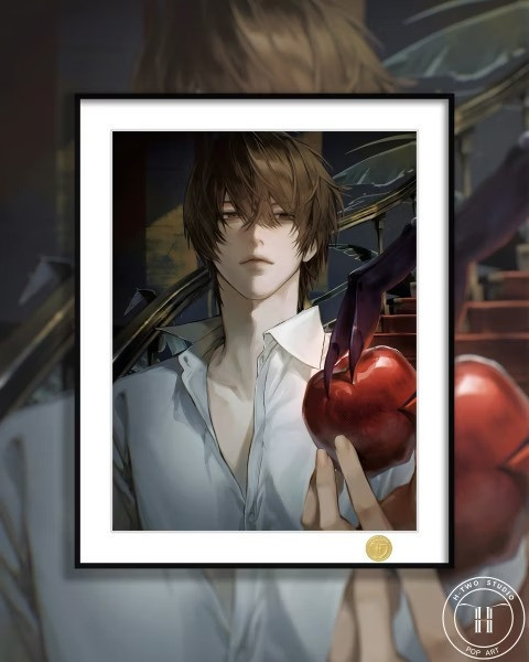 【預購】H2《夜神月》裝飾畫 死亡筆記本 H2《夜神月》裝飾畫 死亡筆記本