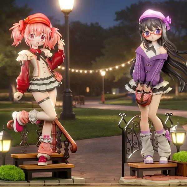 【預購】晨宇+海外知名模型藝術家 1/6 夏日出逃計畫 鹿目圓＆曉美焰 魔法少女小圓 晨宇+海外知名模型藝術家 1/6 夏日出逃計畫 鹿目圓＆曉美焰 魔法少女小圓