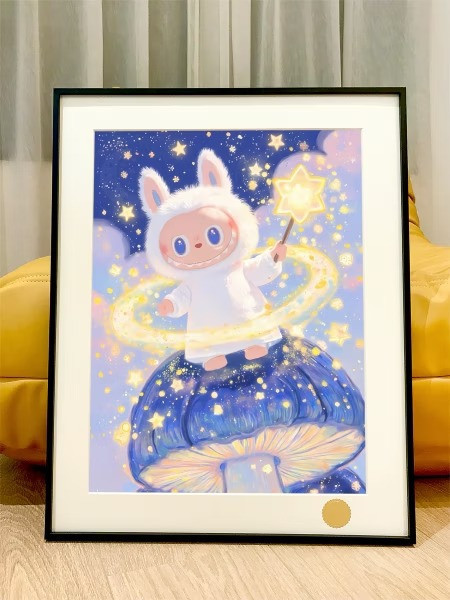 【預購】星空《星星拉布布》LABUBU 裝飾畫 星空《星星拉布布》LABUBU 裝飾畫