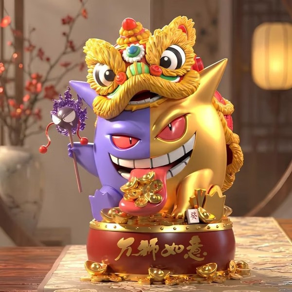 【預購】GJJ過家家 招財耿鬼 醒獅耿鬼 寶可夢神奇寶貝 (雙配色) GJJ過家家 招財耿鬼 醒獅耿鬼 寶可夢神奇寶貝 (雙配色)